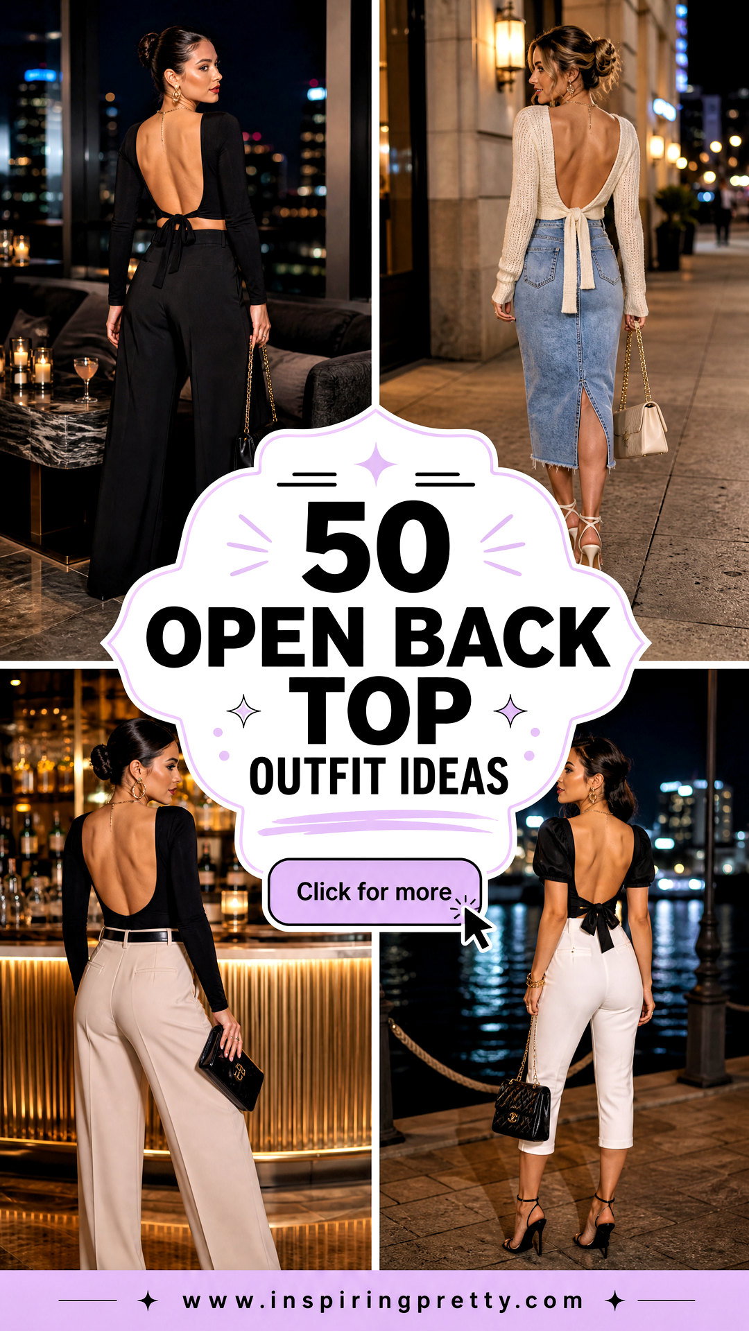 50 Open Back Top Outfit Ideas for Date Nights and Parties - 50 Open Back Top Outfit Ideas for Date Nights and Parties
