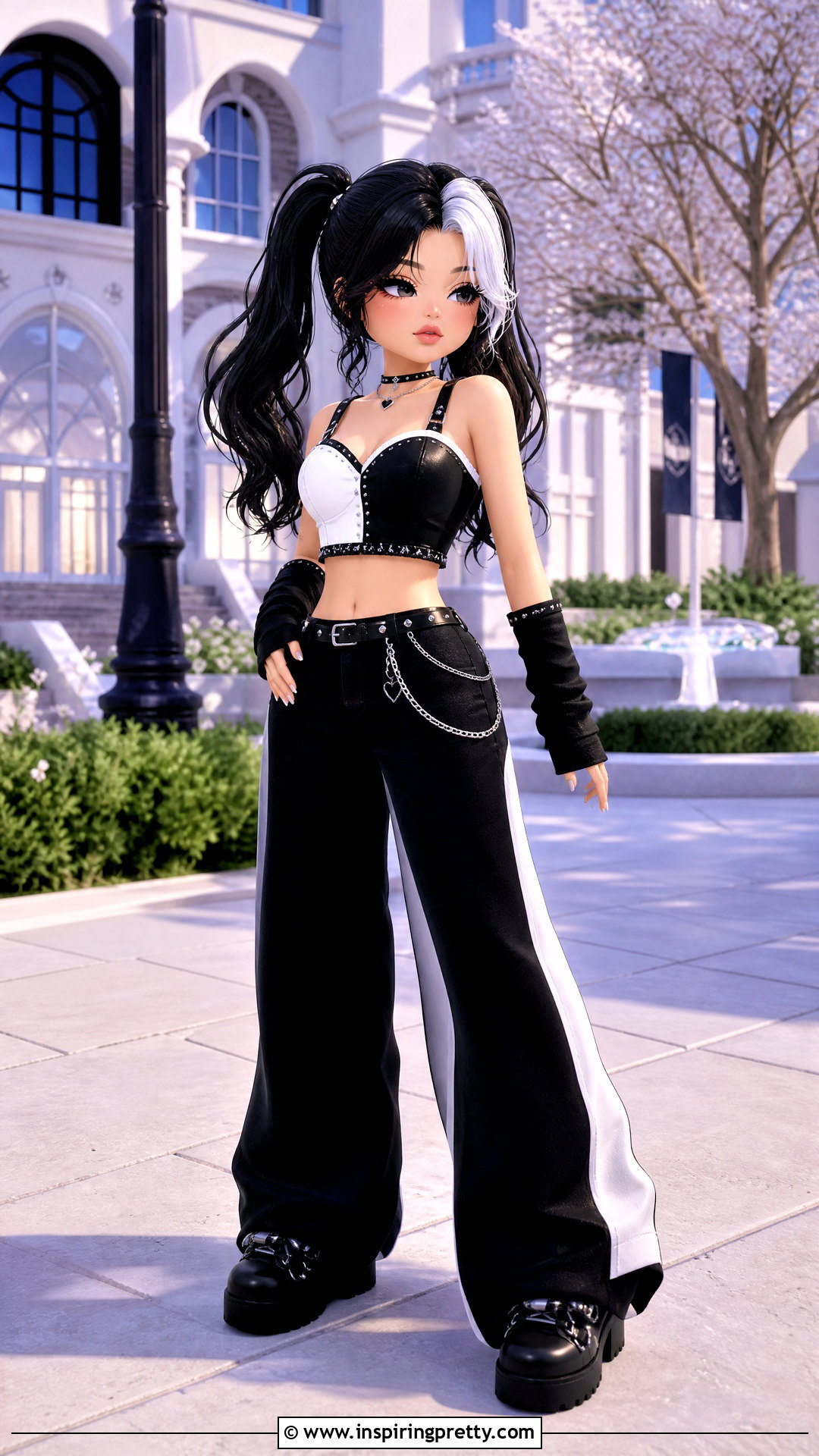 Opposites Attract Crop Top Outfit - how to make a crop top in royale high (20 ways)