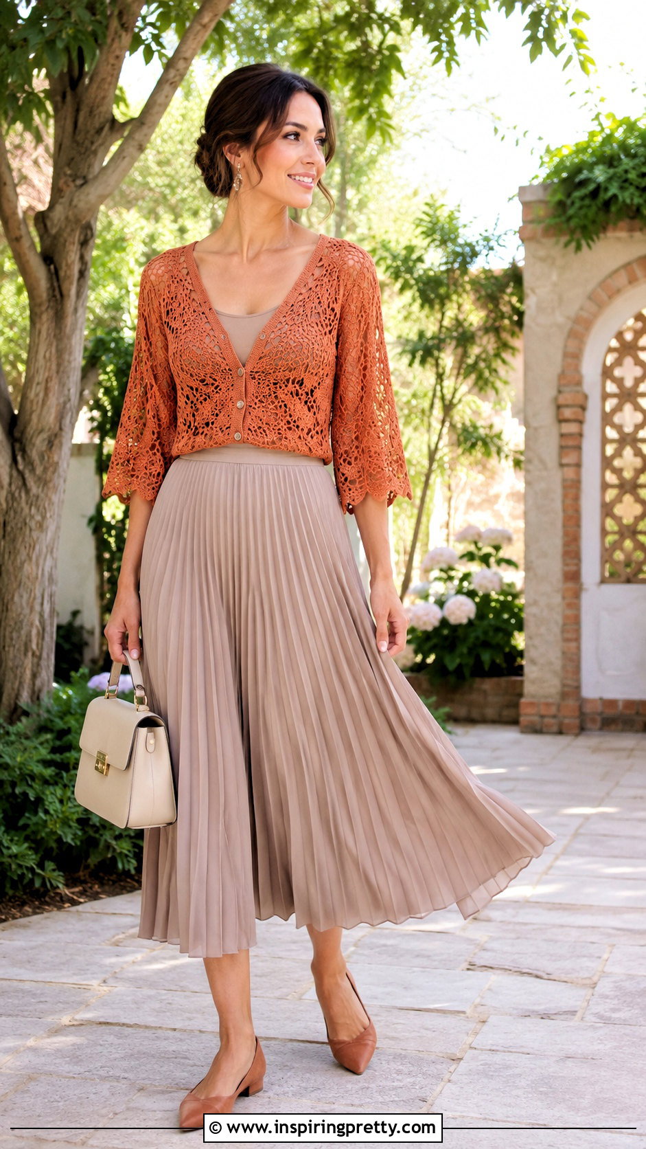 Orange Crochet Top With Pleated Midi Skirt - 20 orange crochet top on hanger ideas