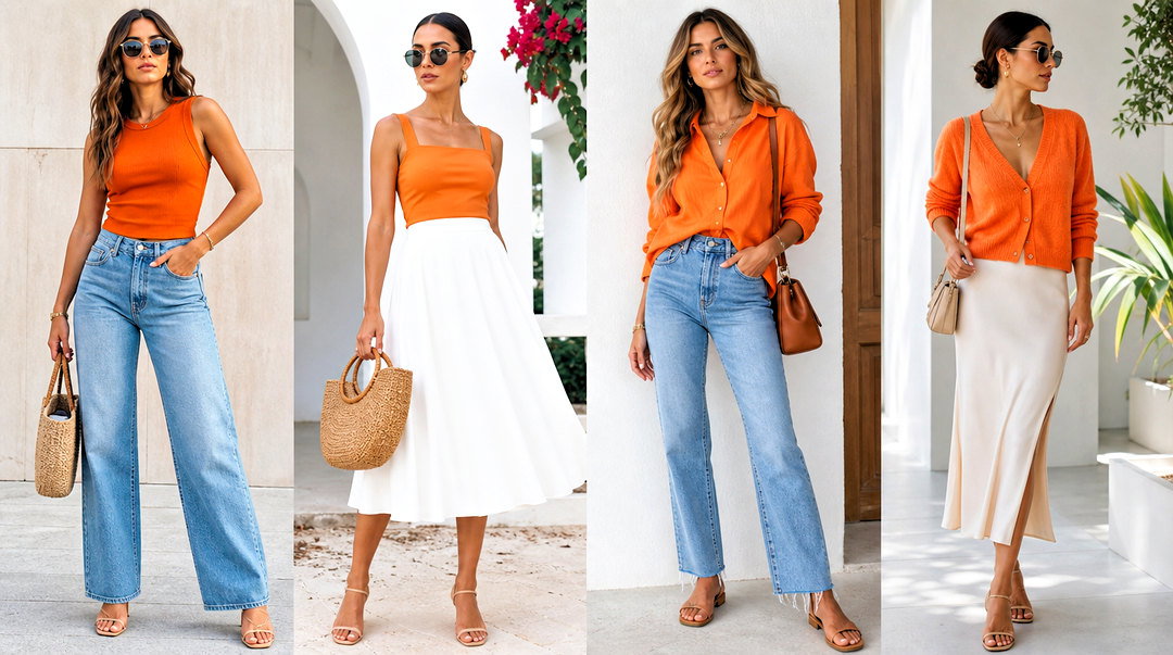 50 Orange Tops Outfit Ideas for Fresh, Bright Everyday Style