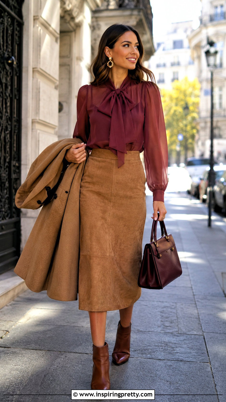 Organza Top Fall Outfit - 50 organza top styles