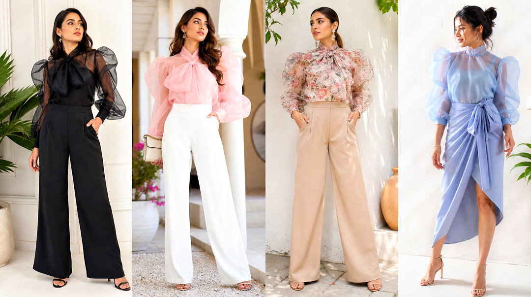 50 Organza Top Outfit Ideas for Elegant Occasion Style Wins