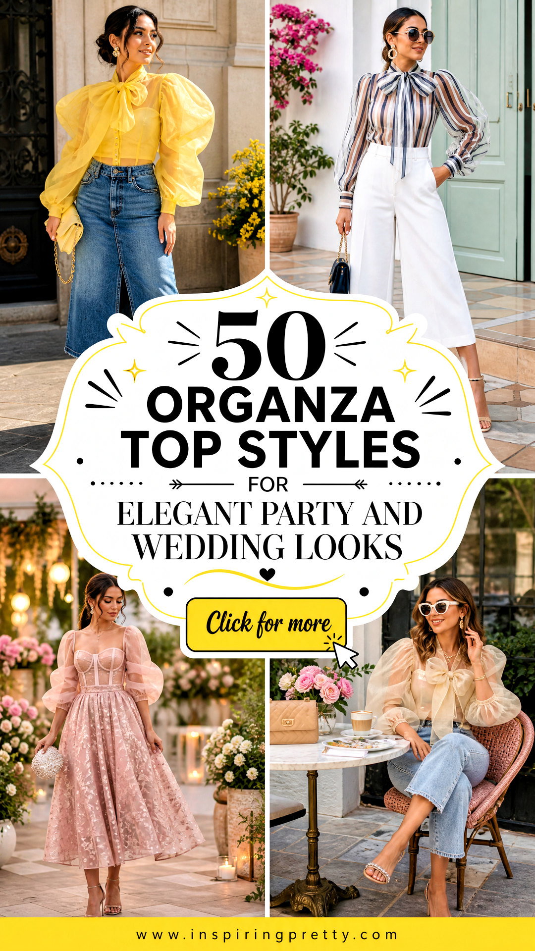 50 Organza Top Styles for Elegant Party and Wedding Looks - 50 Organza Top Styles for Elegant Party and Wedding Looks