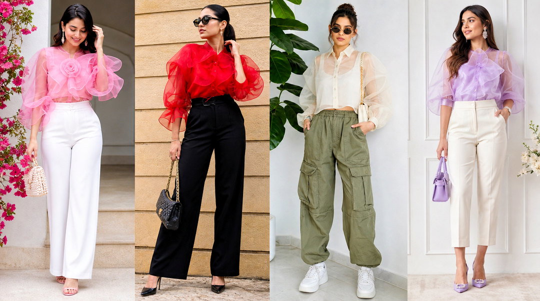 50 Organza Tops Outfit Ideas for Chic Occasion Looks to Try