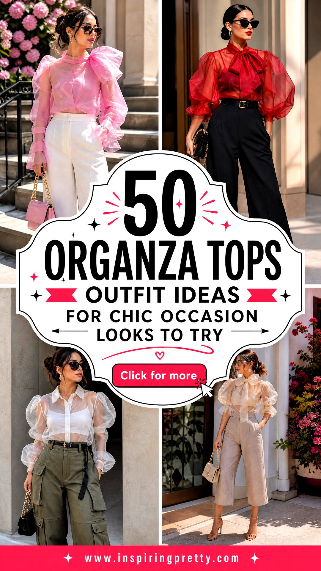 50 Organza Tops Outfit Ideas for Chic Occasion Looks to Try - 50 Organza Tops Outfit Ideas for Chic Occasion Looks to Try