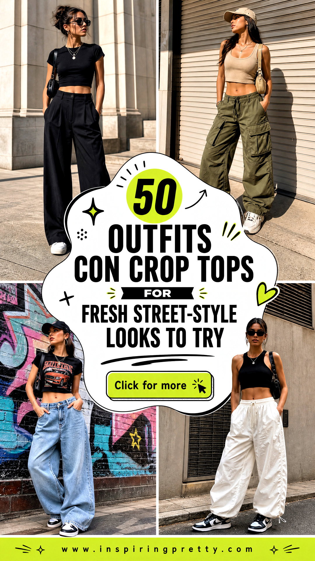 50 Outfits Con Crop Tops for Fresh Street-Style Looks to Try - 50 Outfits Con Crop Tops for Fresh Street-Style Looks to Try