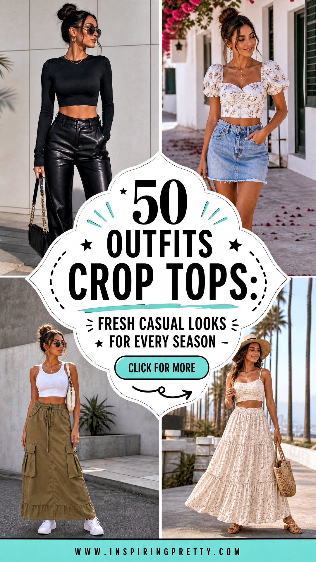 50 Outfits Crop Tops Fresh Casual Looks for Every Season - 50 Outfits Crop Tops: Fresh Casual Looks for Every Season