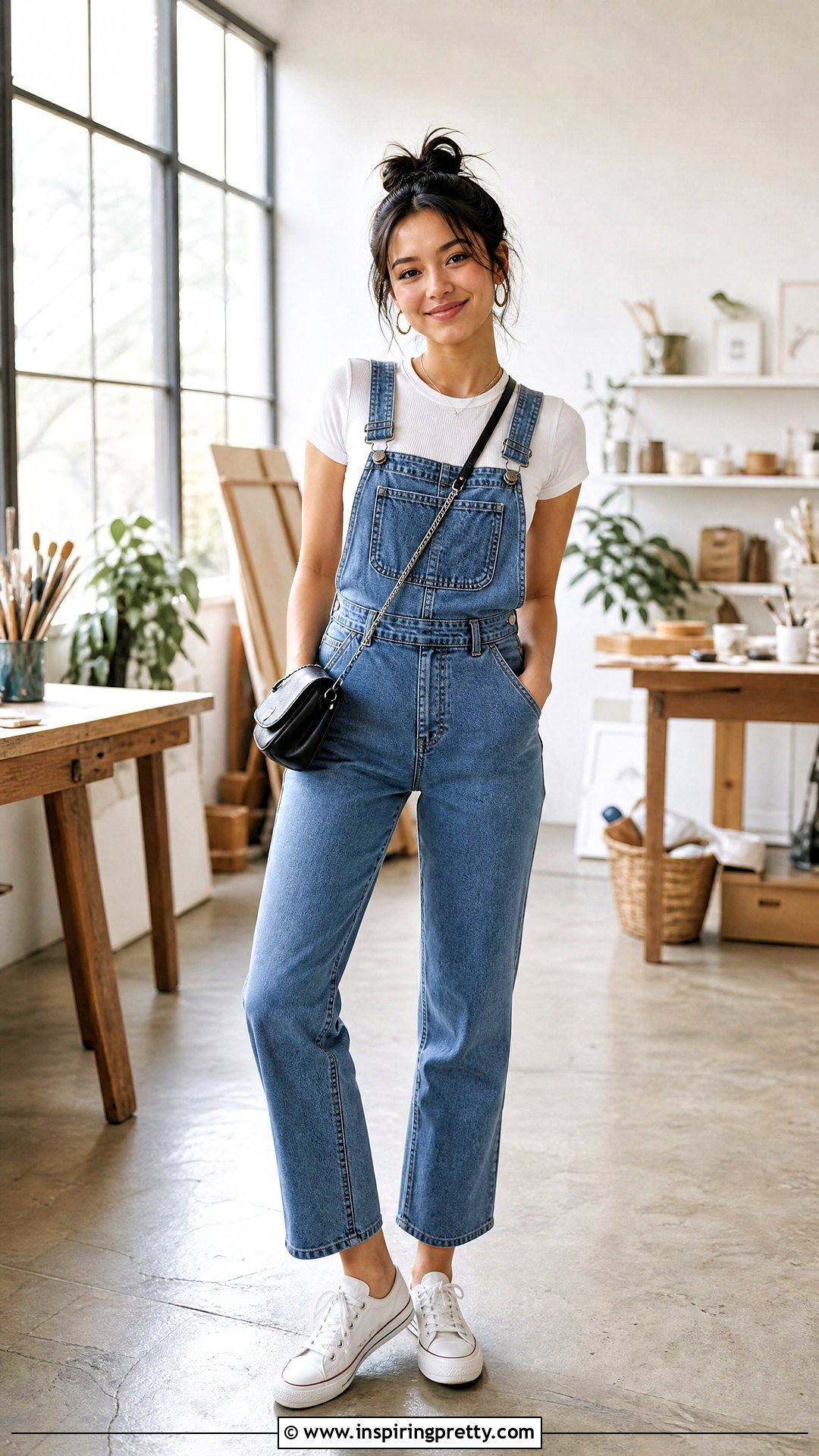 Overalls And Crop Top Outfit - 20 Petite Crop Tops outfit ideas
