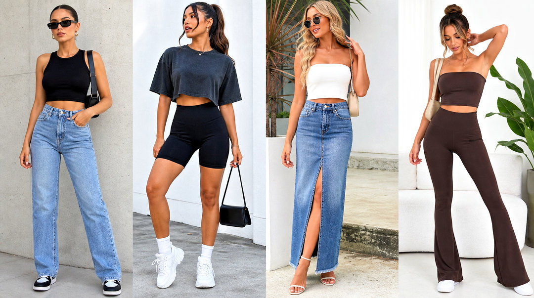 20 Overhang Crop Top Outfit Ideas for Bold Street Style