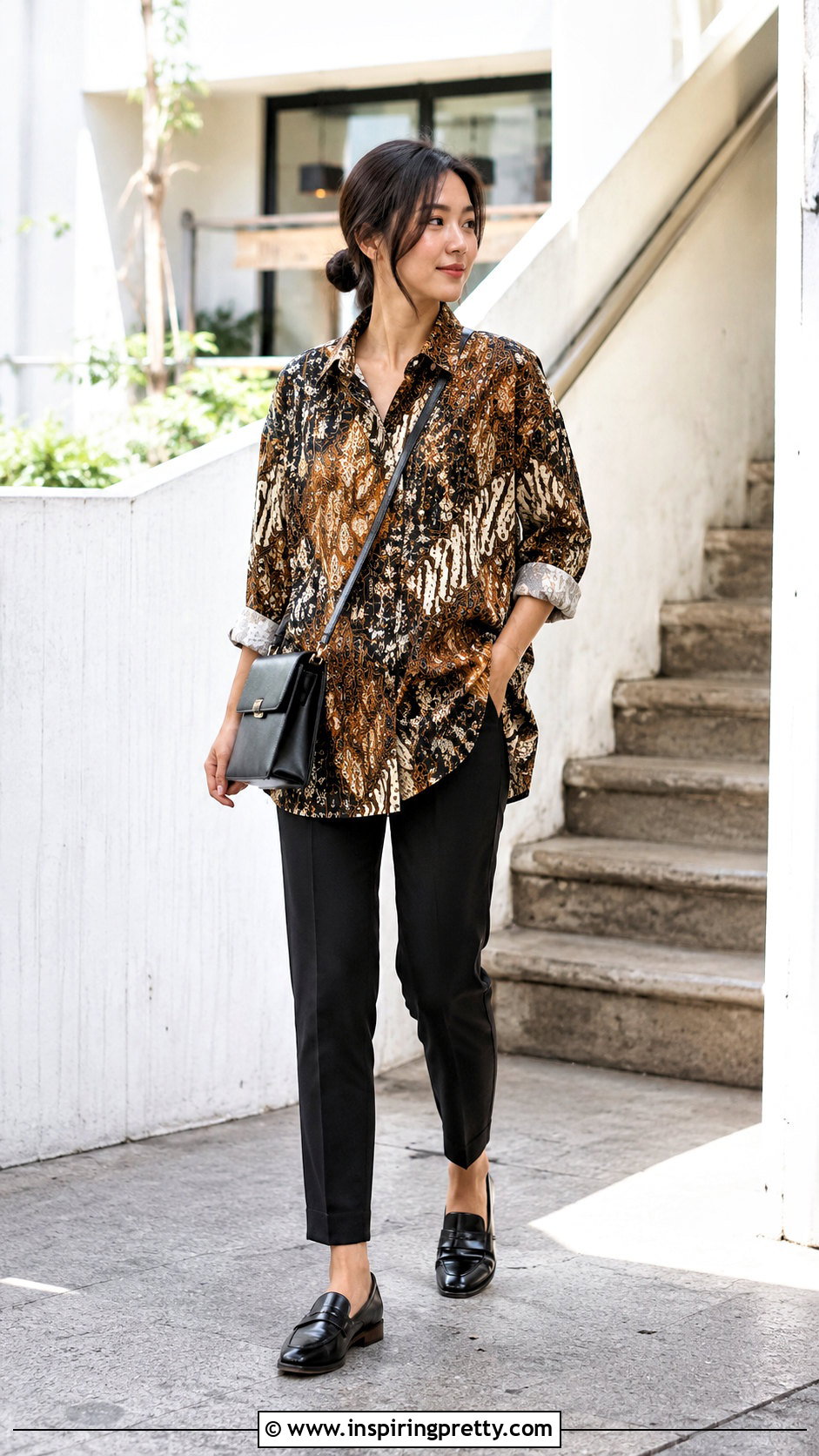 Oversized Batik Top Outfit - 50 batik top outfit ideas