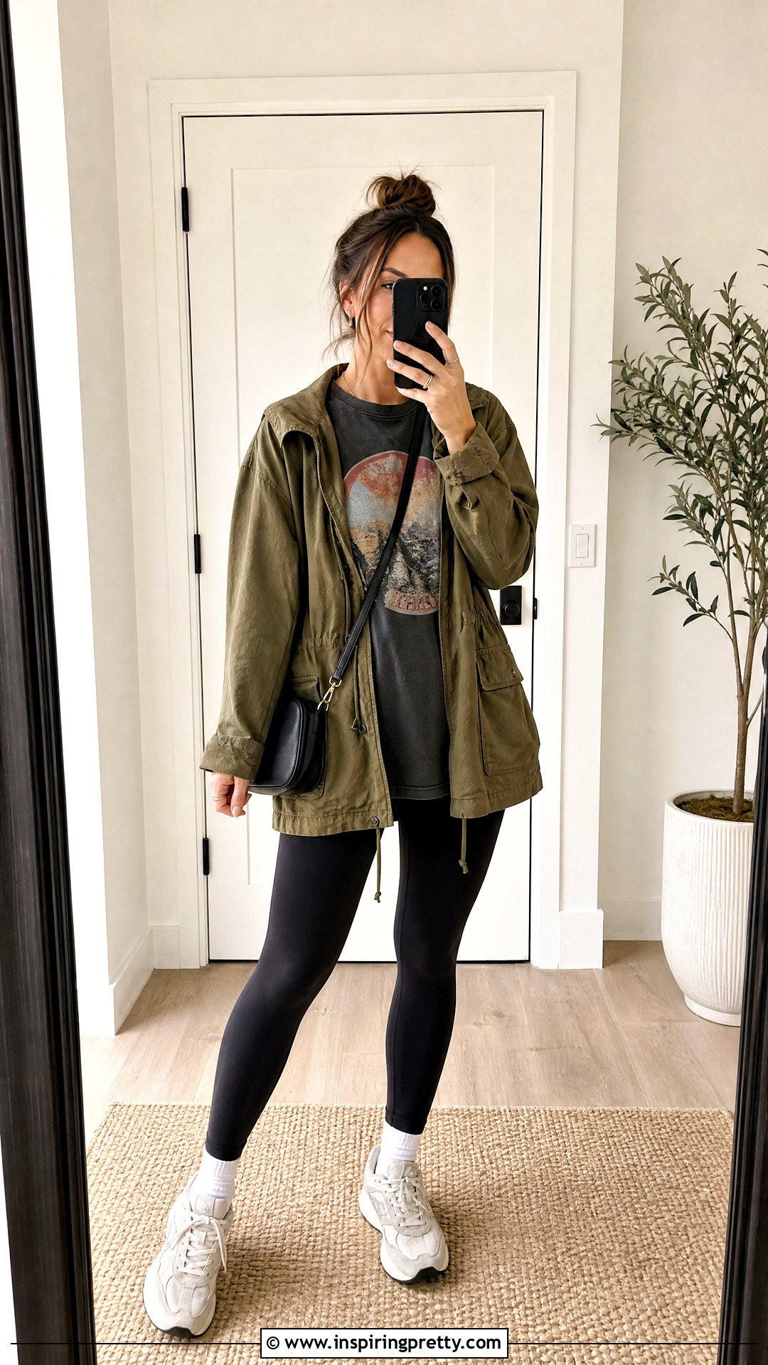 Oversized Graphic T Shirt With Leggings - 20 spring tops to wear with leggings