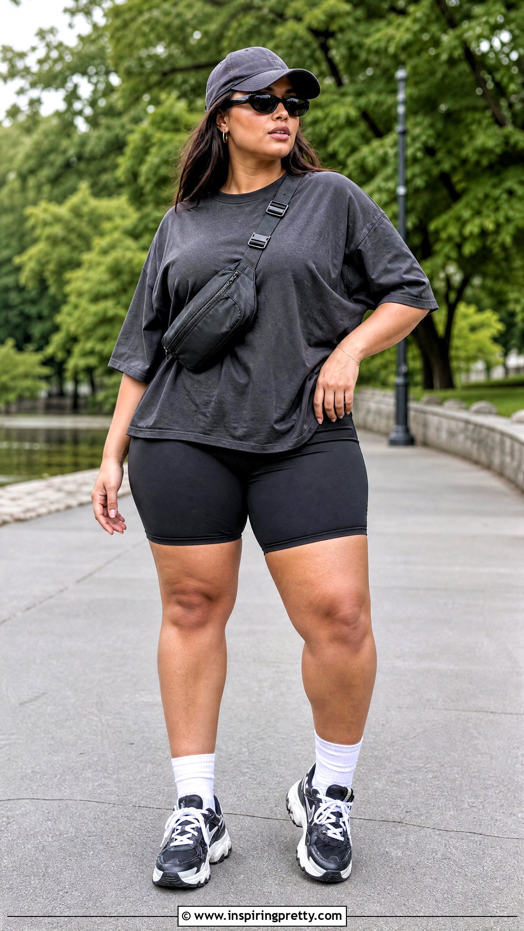 Oversized T Shirt And Biker Shorts Set - 50 short and top set two pieces