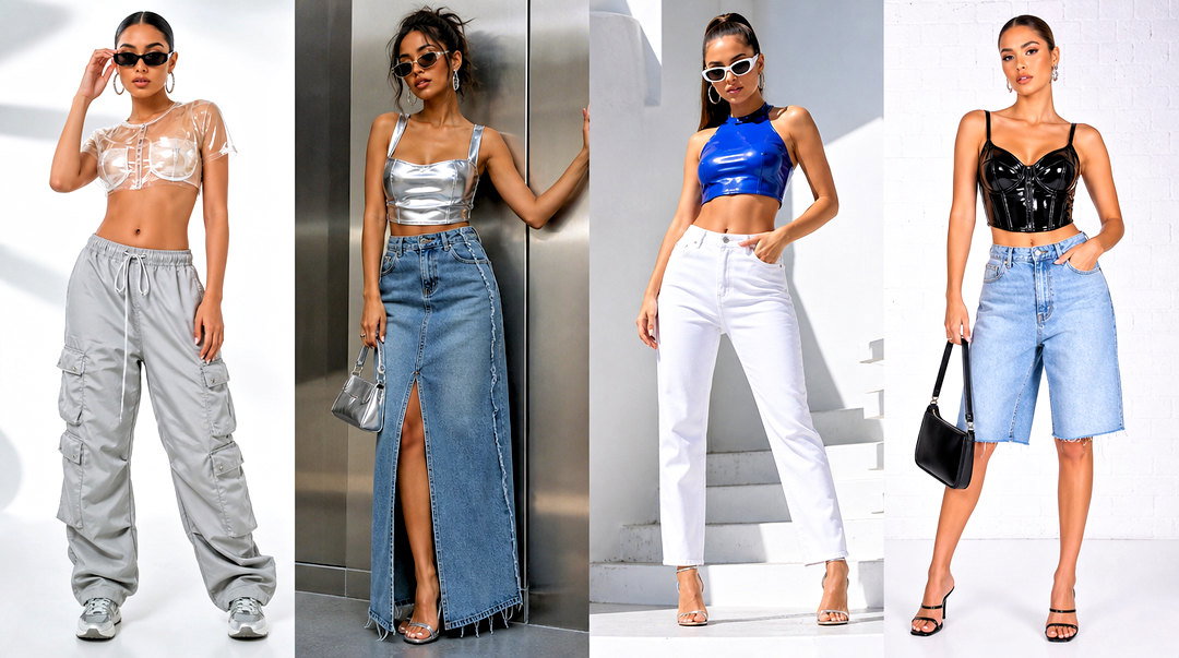 20 PVC Crop Top Outfit Ideas for Fresh, Bold Festival Style