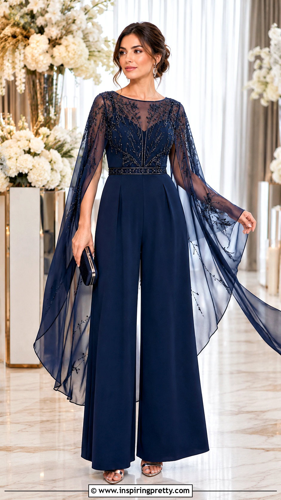 Palazzo Pants With Cape Top - 50 palazzo and top styles