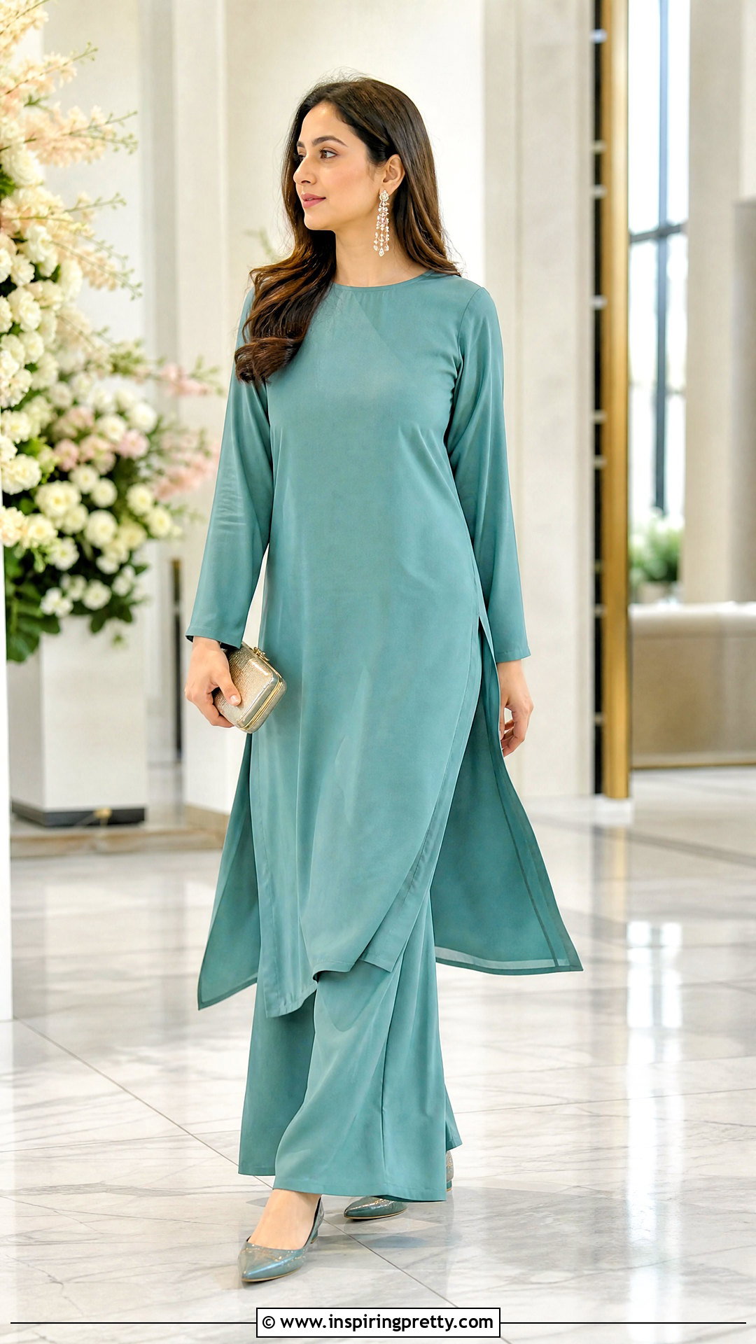 Palazzo Pants With Tunic Top - 50 palazzo pants and top outfit ideas