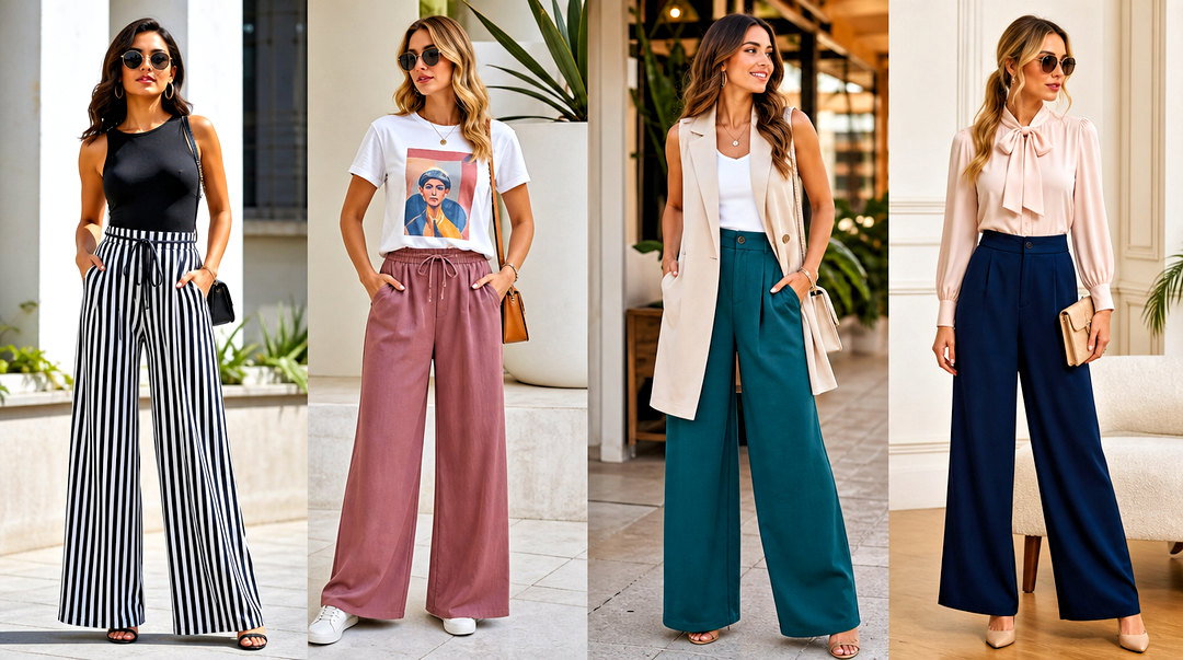 50 Palazzo Pants and Top Outfit Ideas for Effortless Chic