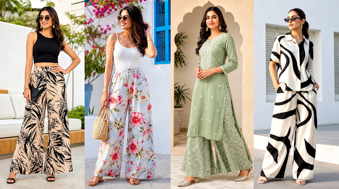 50 Palazzo Trouser and Top for Ladies: Elegant Style Ideas