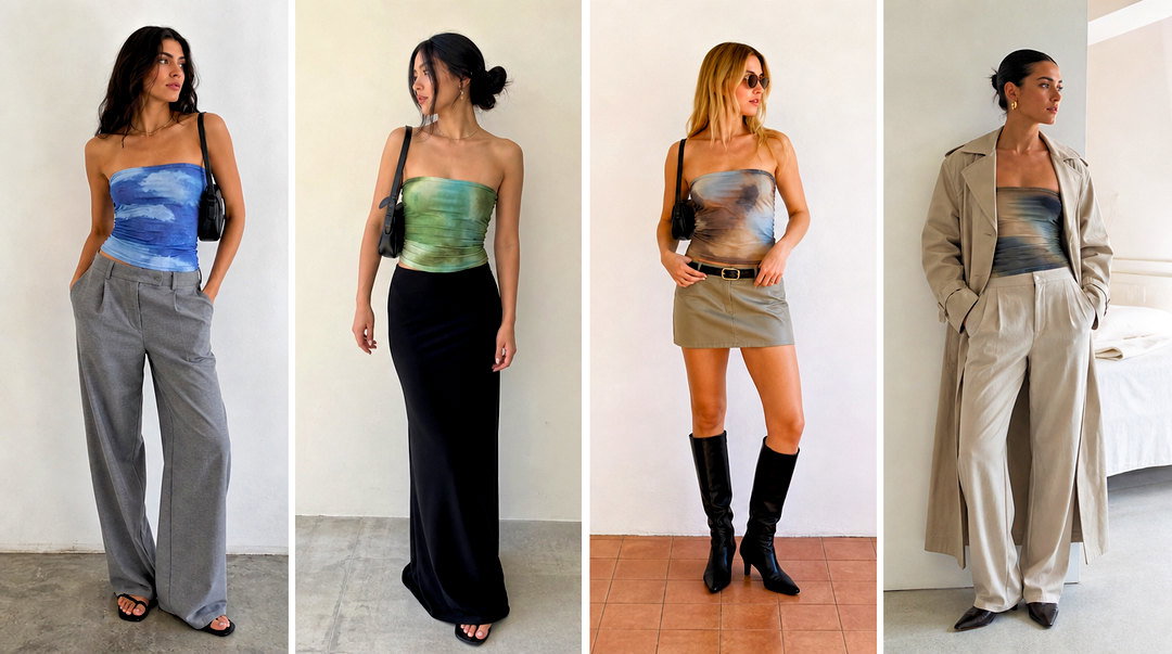25 Paloma Wool Tube Top Outfit Ideas for Modern Trendsetters