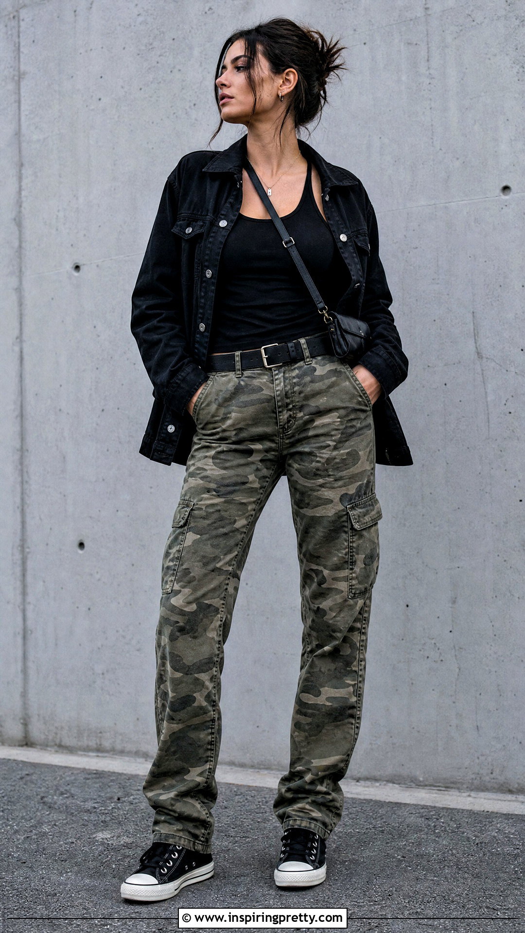 Pantera Tank Top With Camo Cargo Pants - 25 pantera tank top outfit ideas