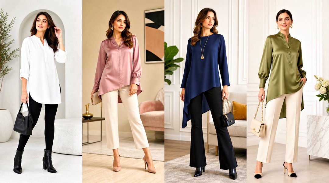 20 Pants to Wear With Tunic Tops Outfit Ideas for Easy Chic