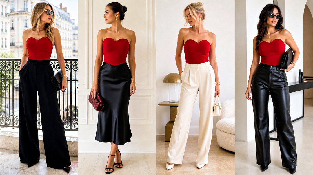 20 Paris Georgia Heart Top Outfit Ideas for Date-Night Style