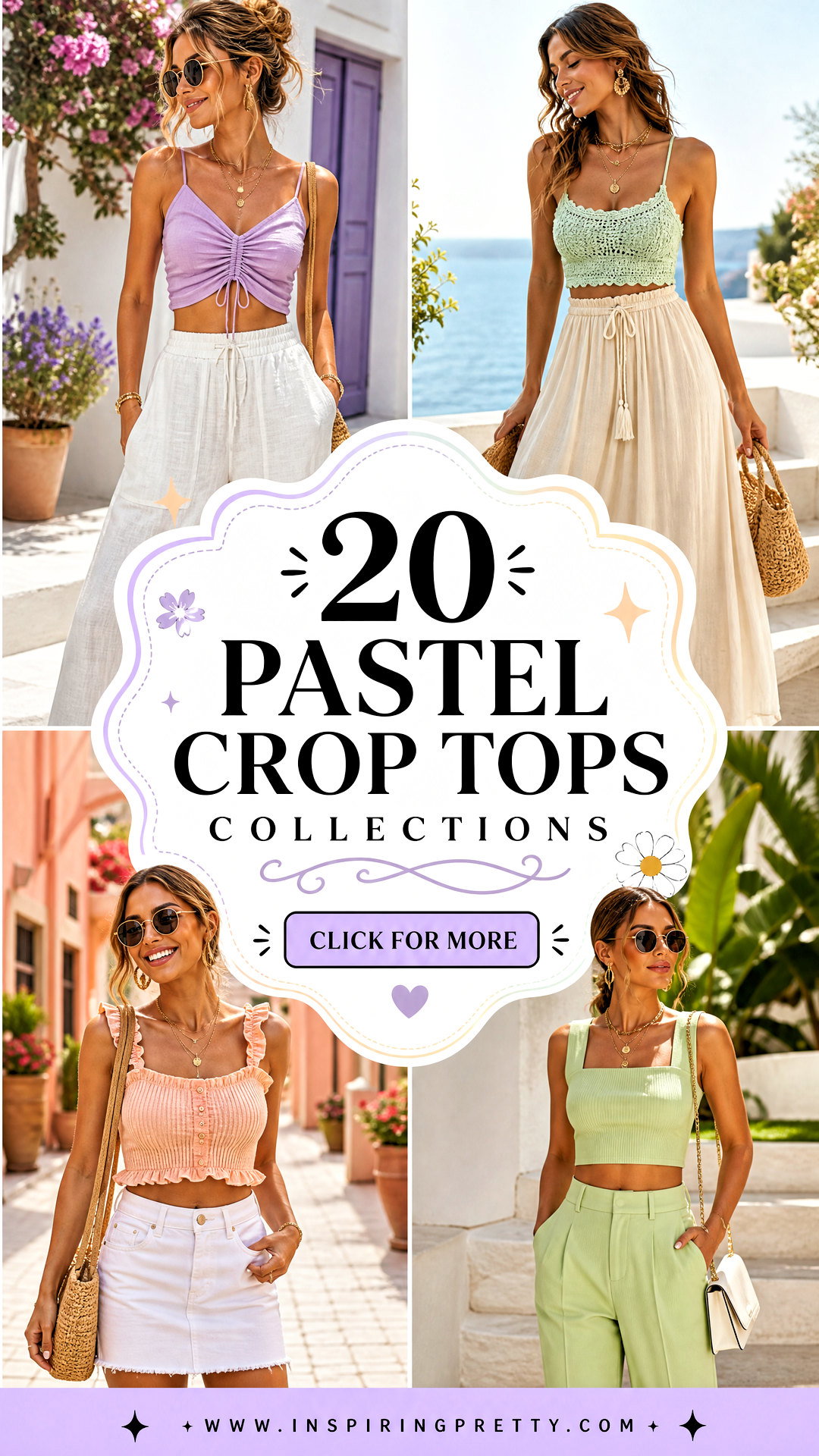 20 Pastel Crop Tops Collections for a Dreamy Summer Wardrobe - 20 Pastel Crop Tops Collections for a Dreamy Summer Wardrobe