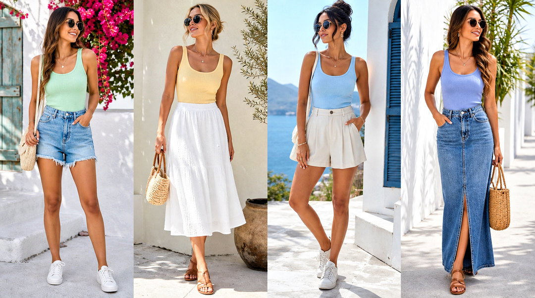 20 Pastel Tank Tops Collections for a Fresh Summer Wardrobe