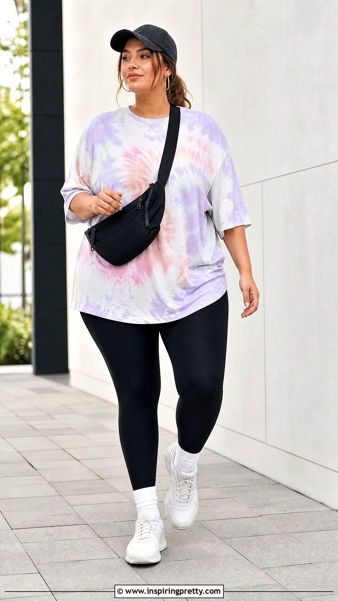Pastel Tie Dye Top With Black Leggings - 20 Pastel Tie Dye Top outfit ideas