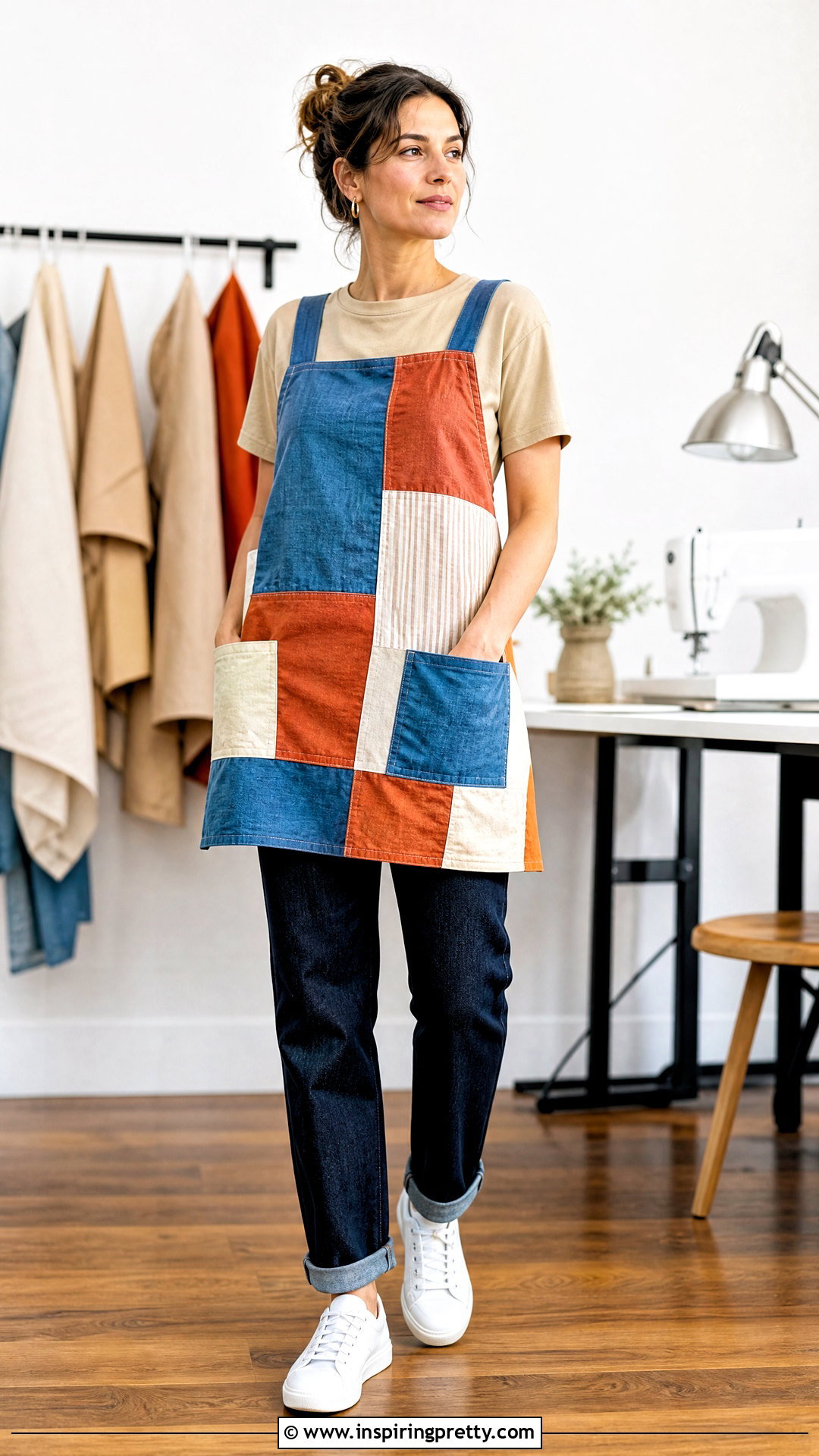 Patchwork Apron Top - 20 apron top tutorials