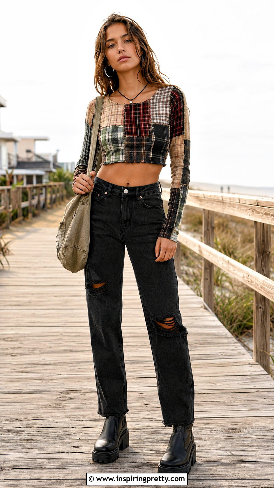 Patchwork Outer Banks Crop Top Outfit - 20 outer banks crop tops