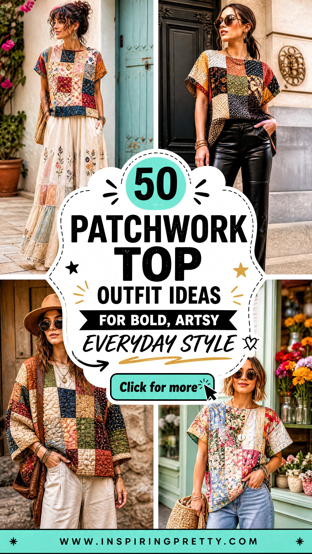 50 Patchwork Top Outfit Ideas for Bold Artsy Everyday Style - 50 Patchwork Top Outfit Ideas for Bold, Artsy Everyday Style
