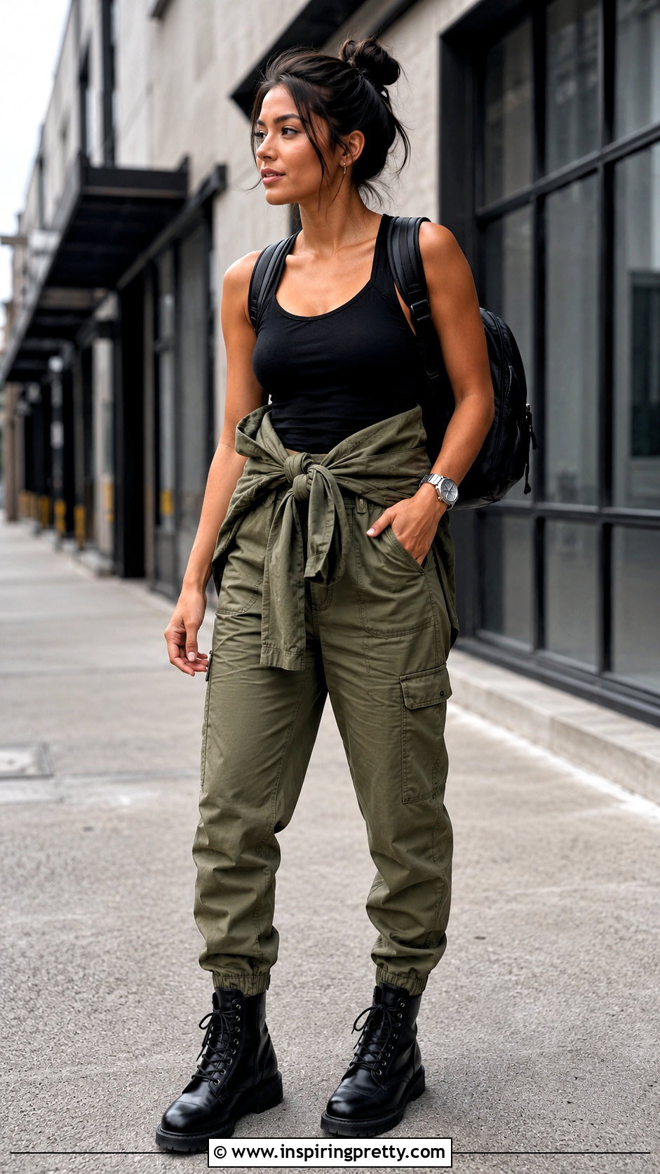 Patrick Swayze Black Tank Top With Utility Jumpsuit - 20 Patrick Swayze Black Tank Top outfit ideas