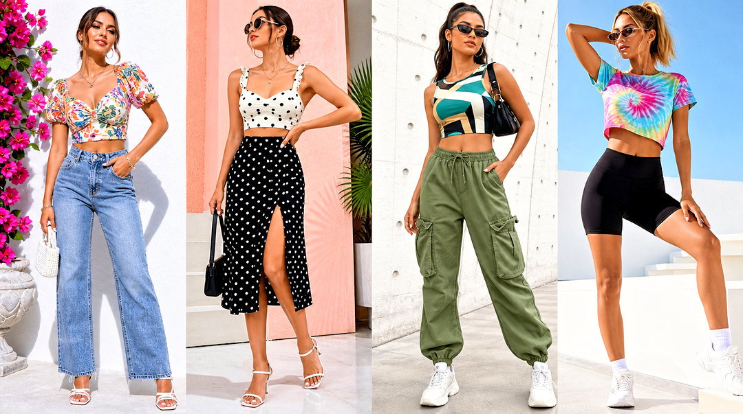 20 Patterned Crop Top Style Outfit Ideas for Bold Dressers