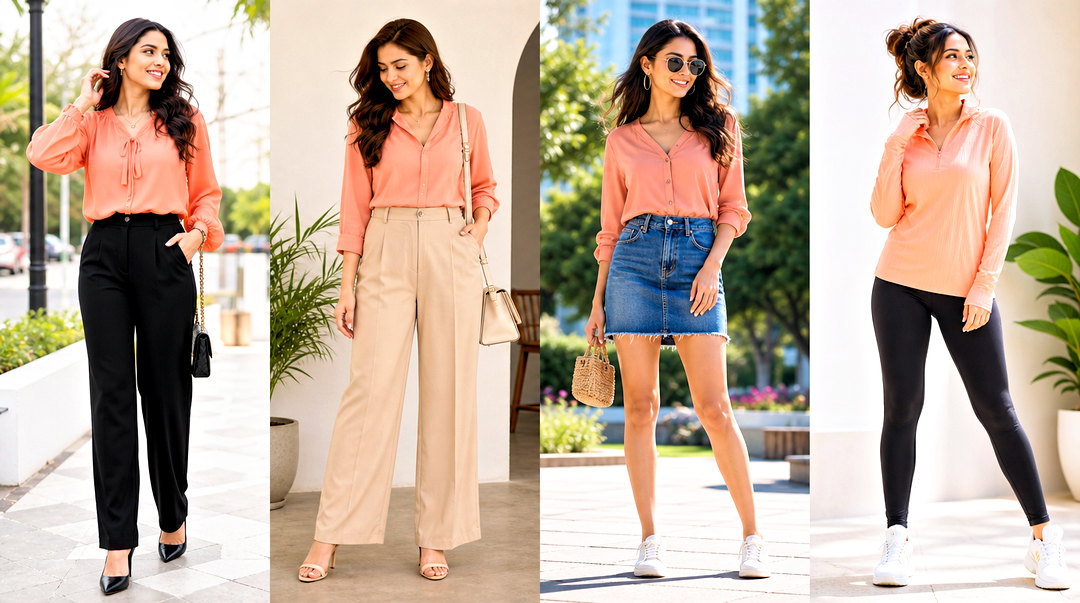 50 Peach Top Outfits for Soft, Chic Spring and Summer Style