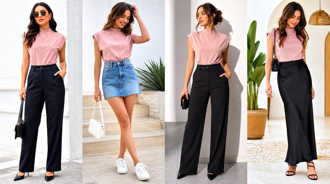 20 Peachy Den Pink Top Outfit Ideas for Cool-Girl Style