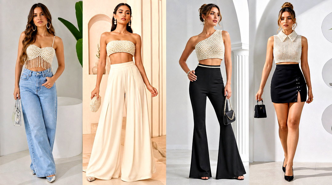 25 Pearl Crop Top DIY Ideas for Chic Handmade Summer Looks