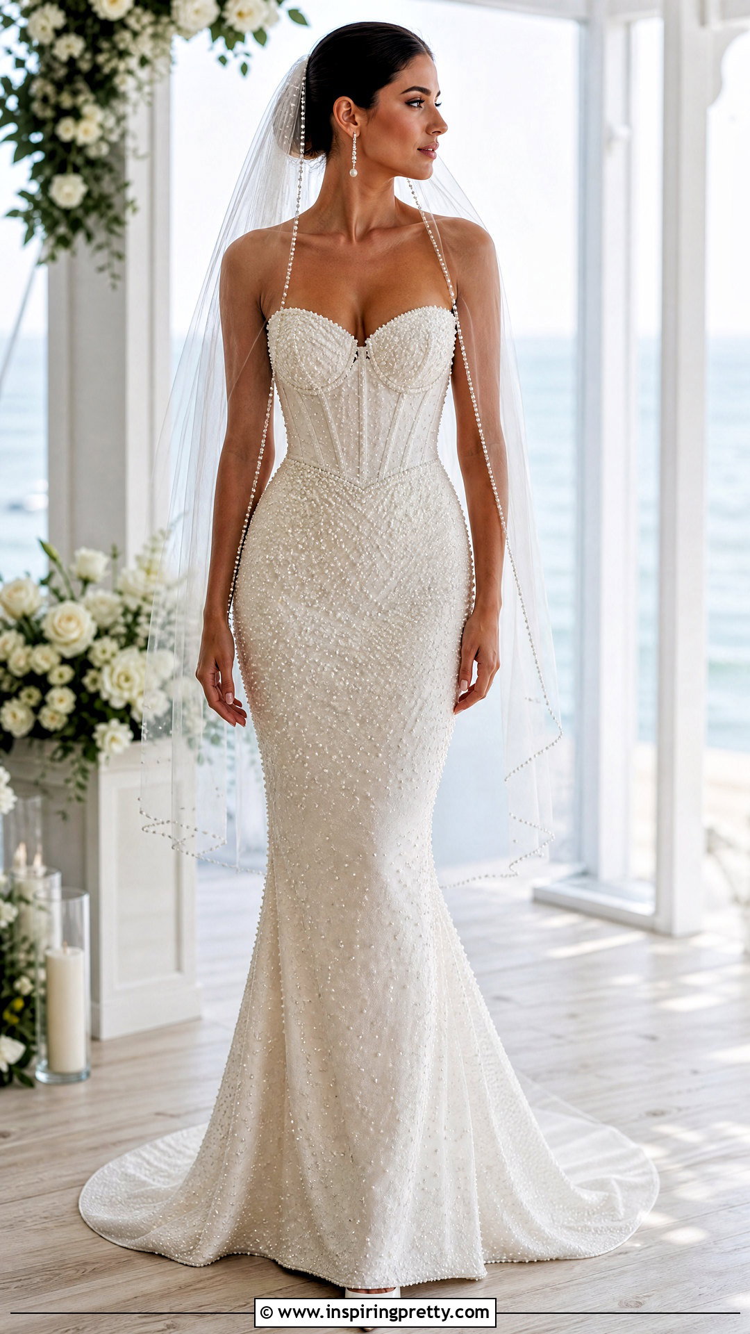 Pearl Mermaid Wedding Dress With Corset Top - 25 Mermaid Wedding Dress With Corset Top outfit ideas