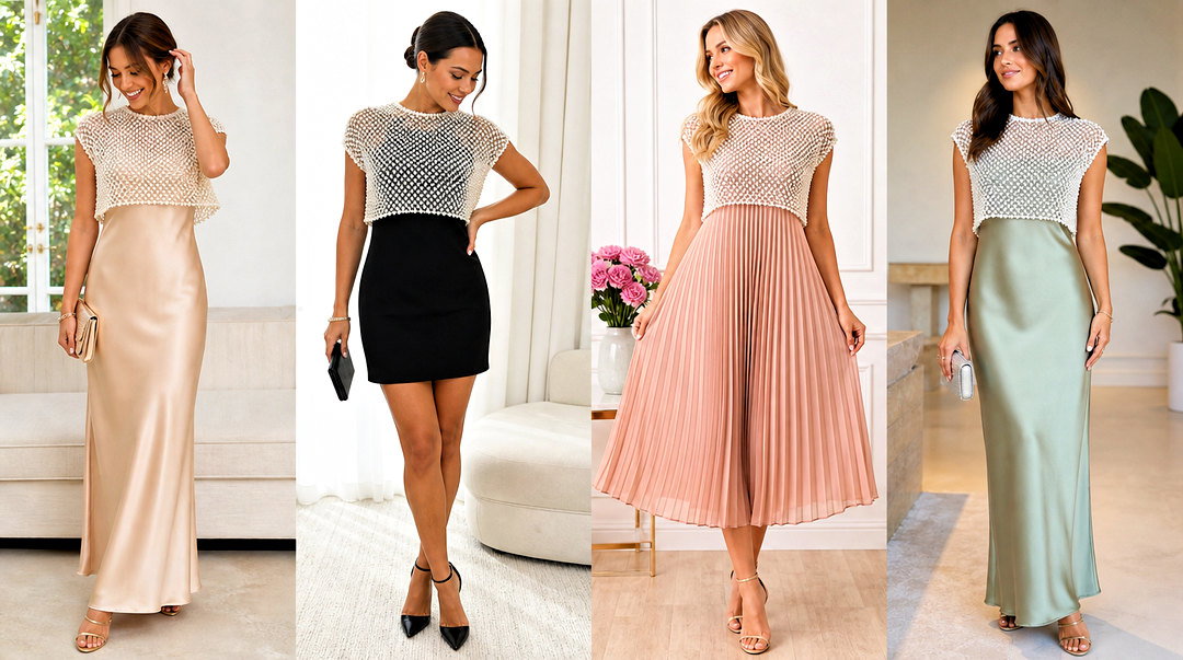 20 Pearl Top Over Dress Outfit Ideas for Elegant Events
