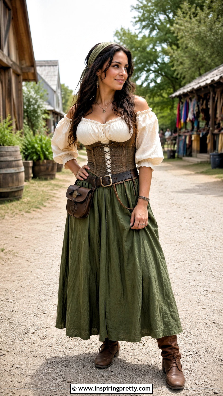 Peasant Corset Top Renaissance Faire Outfit - 25 peasant corset top outfit ideas