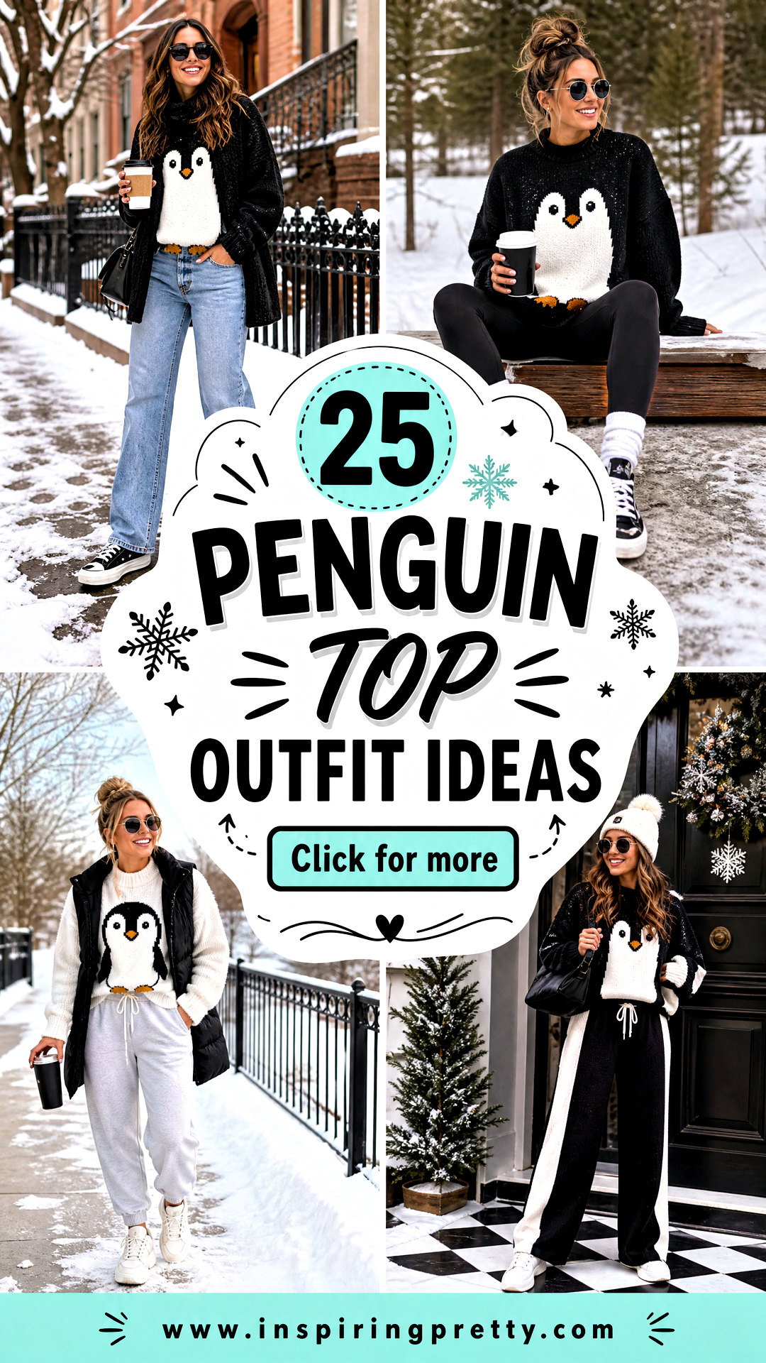 25 Penguin Top Outfit Ideas for Playful Cold-Weather Looks - 25 Penguin Top Outfit Ideas for Playful Cold-Weather Looks