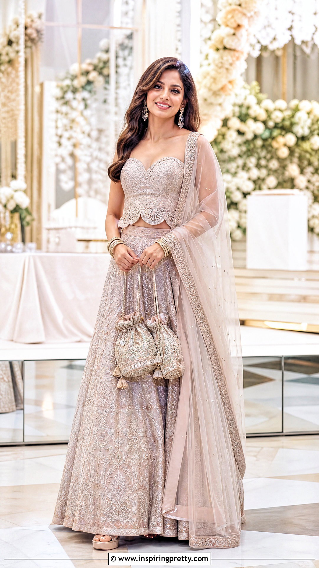 Peplum Crop Top Blouse With Lehenga - 50 crop top blouse designs