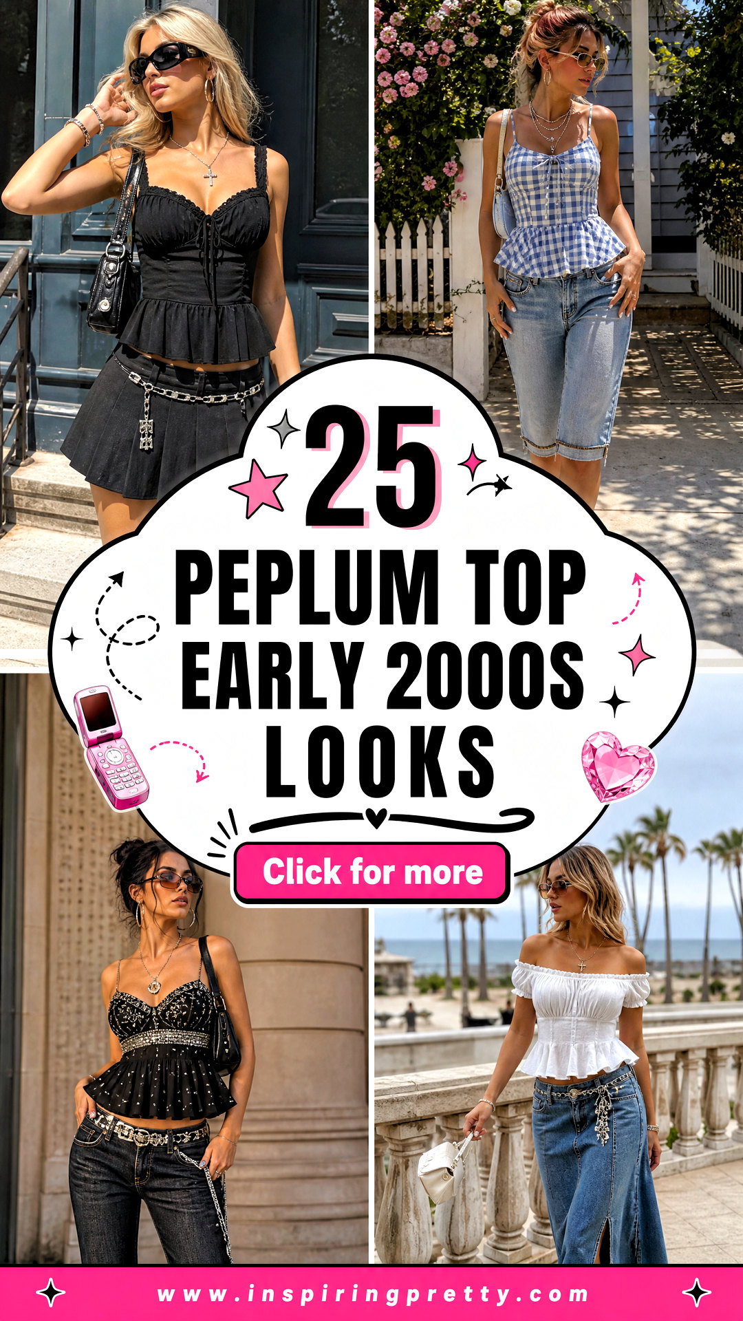 25 Peplum Top Early 2000s Looks for a Chic Y2K Comeback - 25 Peplum Top Early 2000s Looks for a Chic Y2K Comeback