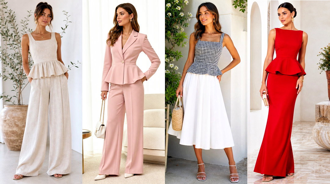 20 Peplum Top Fashion Trends to Refresh Your Wardrobe