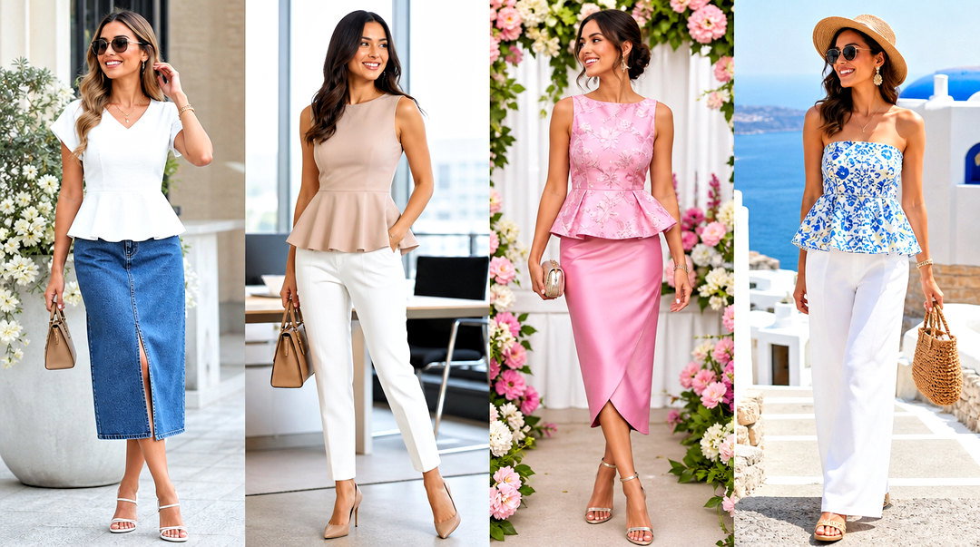 50 Peplum Top Outfit Ideas for Chic Flattering Everyday Style