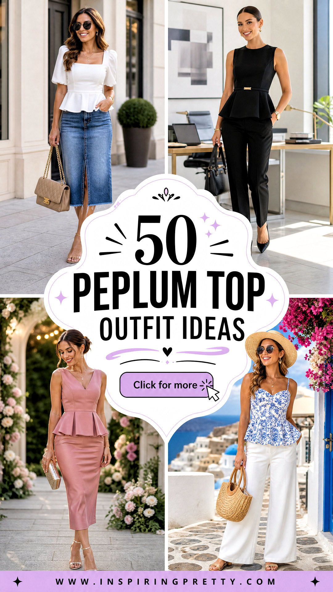 50 Peplum Top Outfit Ideas for Chic Flattering Everyday Style - 50 Peplum Top Outfit Ideas for Chic, Flattering Everyday Style