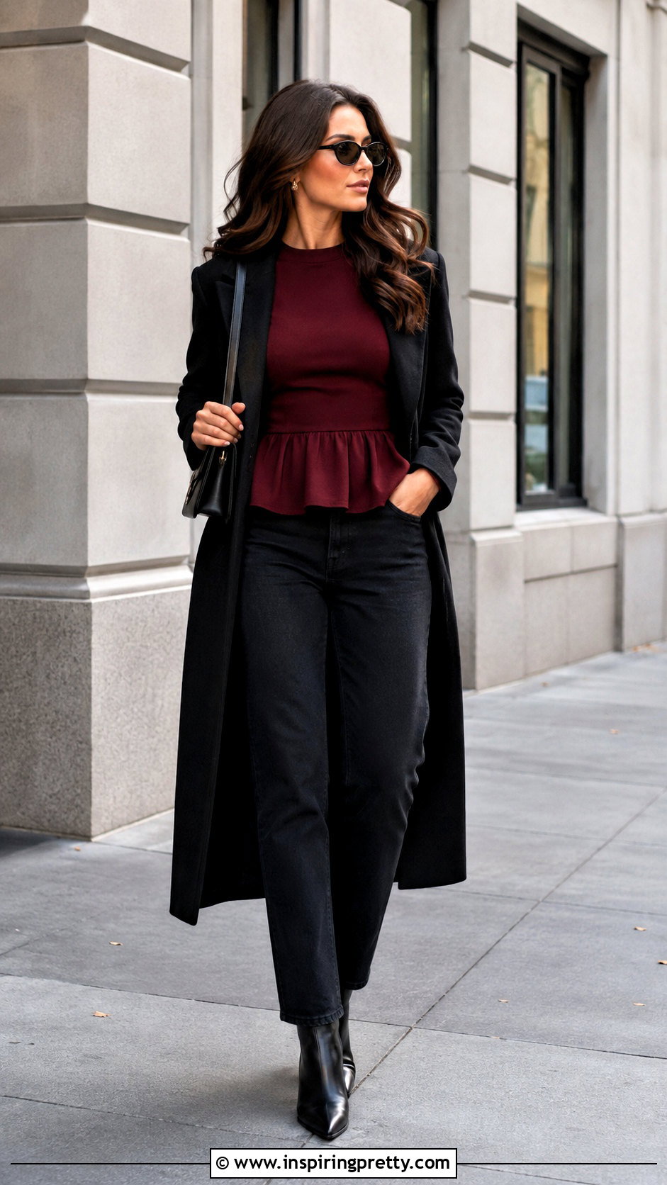Peplum Top With Ankle Boots - how to style peplum tops (50 ways)