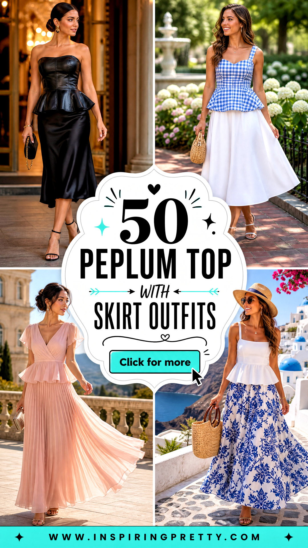 50 Peplum Top With Skirt Outfits for Festive Style Ideas - 50 Peplum Top With Skirt Outfits for Festive Style Ideas