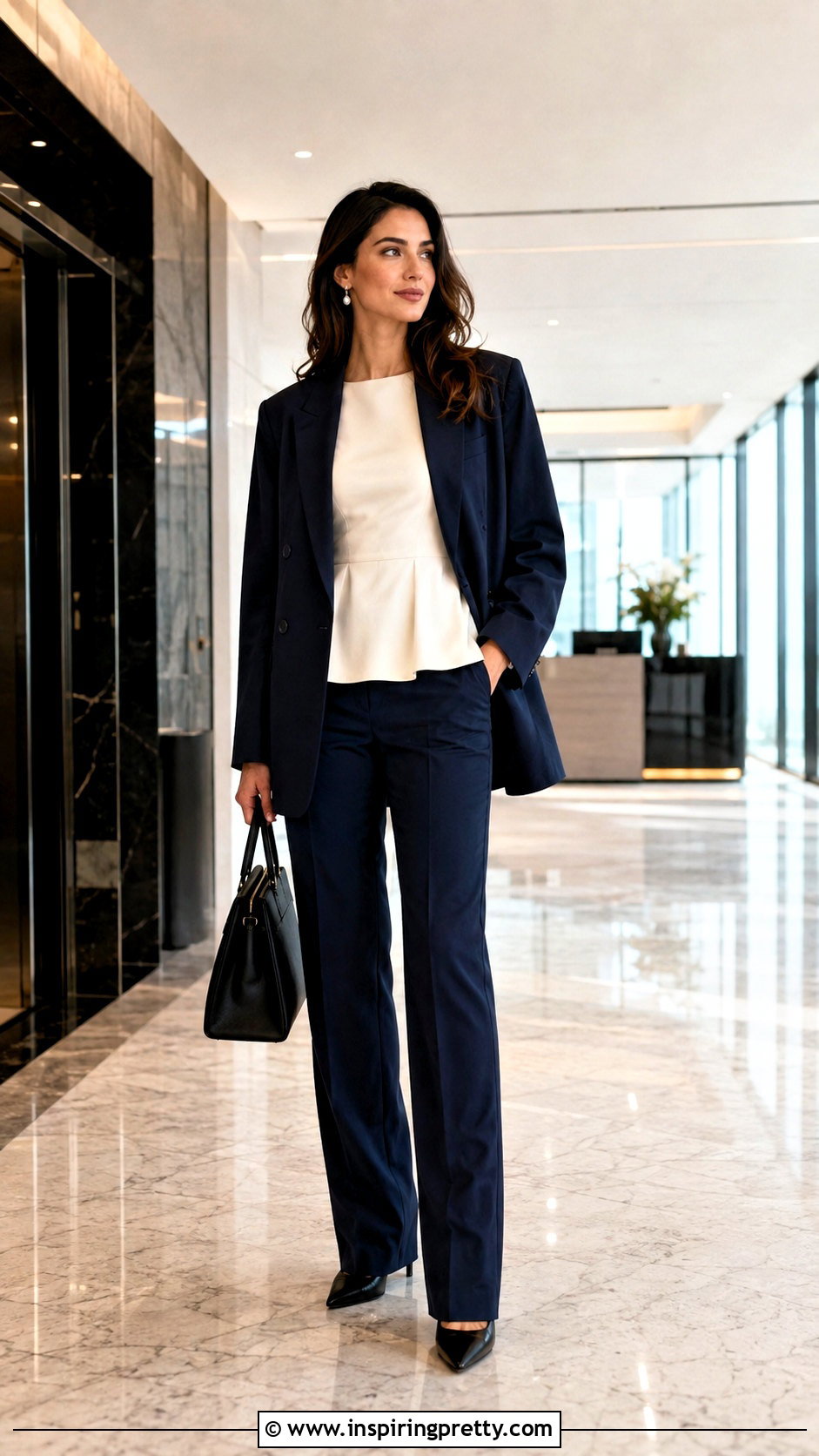 Peplum Top With Suit - how to style peplum tops (50 ways)
