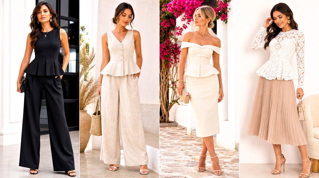 20 Peplum Tops 2024 for Elegant Looks Worth Revisiting Now