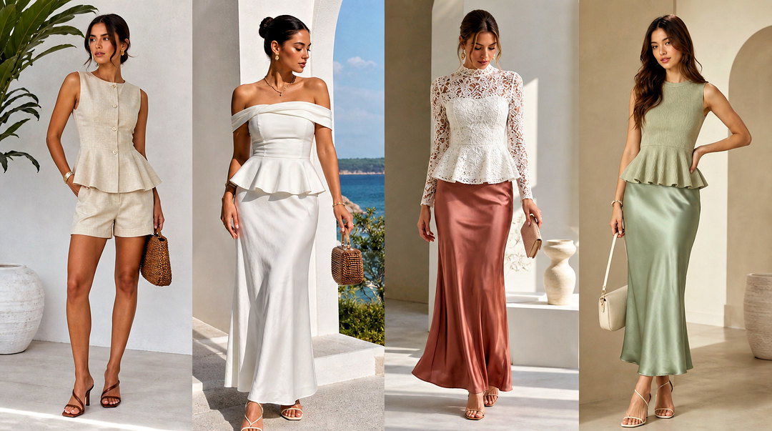 20 Peplum Tops for Ladies to Create a Polished Silhouette